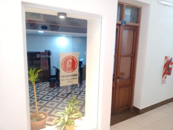 Frente de delegación Libertador Gral. San Martín del Colegio de Escribanos de Jujuy